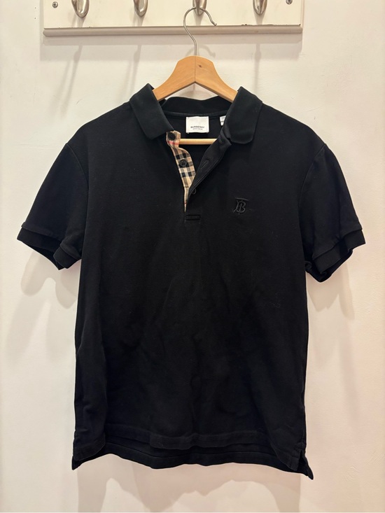 Burberry Other - Burberry Black Polo with Signature Check Placket